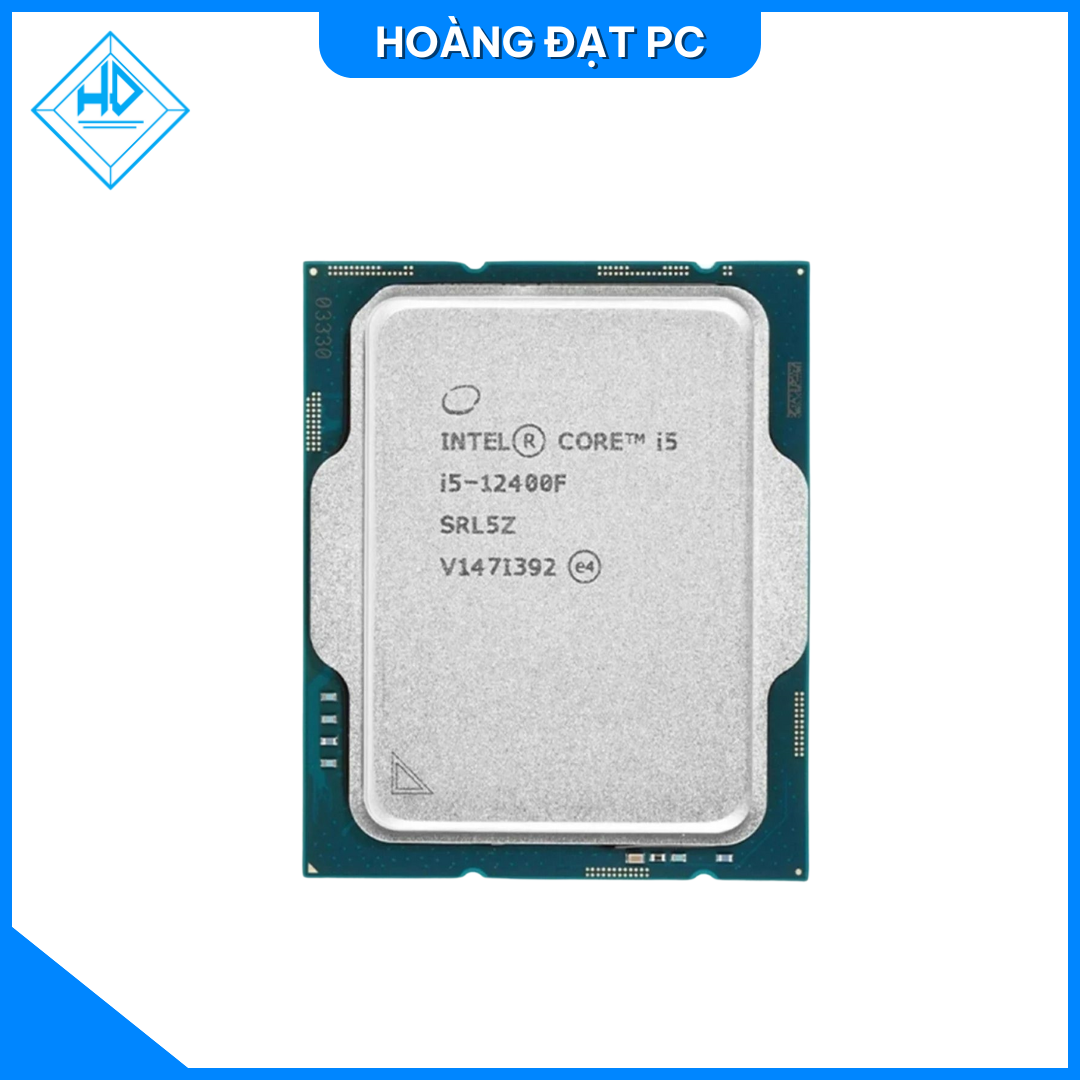 CPU INTEL CORE I5-12400F (UPTO 4.4GHZ, 6 NHÂN 12 LUỒNG